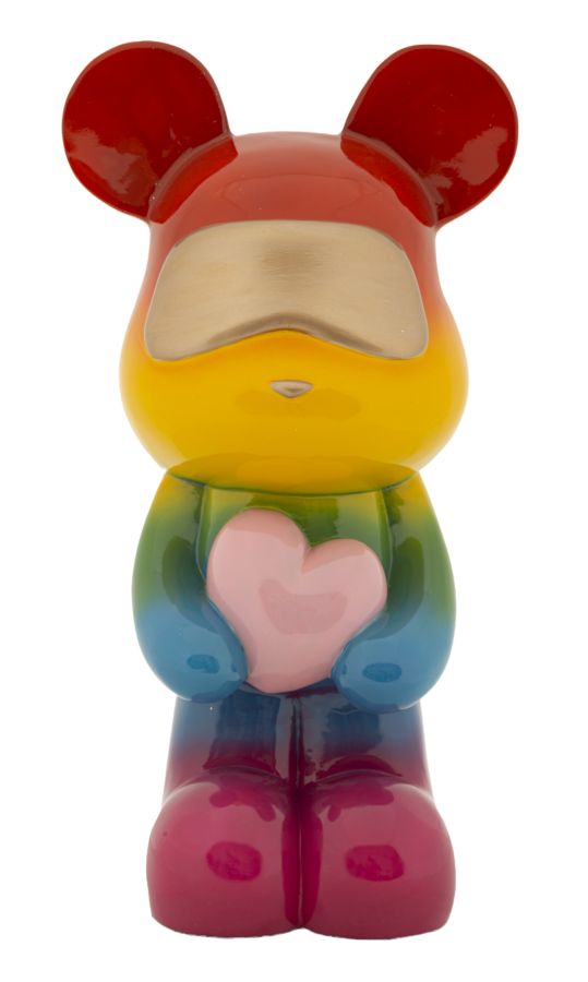 ORSETTO RAINBOW IN PIEDI CM 22
