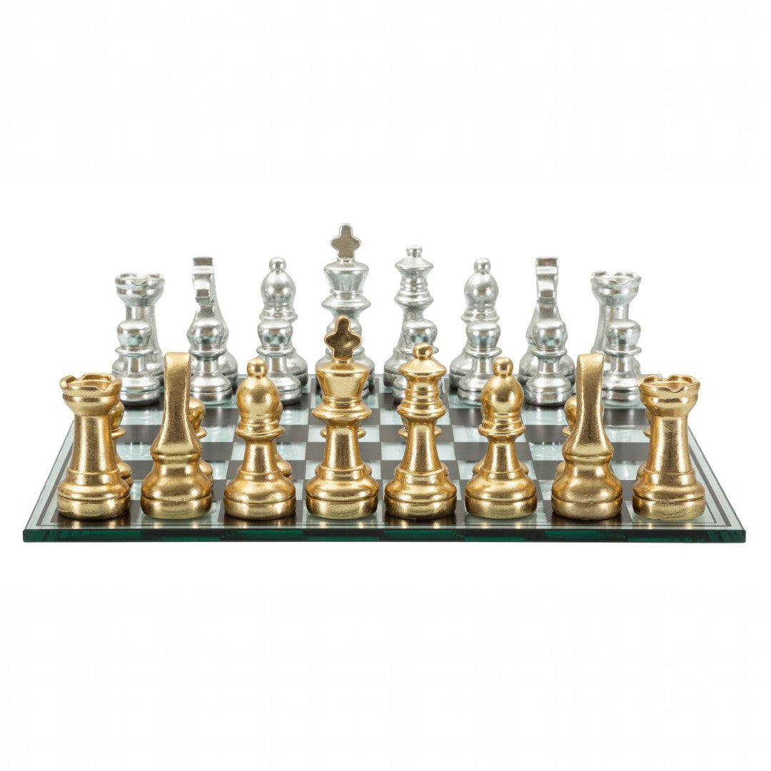 SET SCACCHIERA NERA/BIANCA CM 50,5X50,5X14