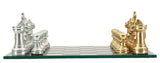SET SCACCHIERA NERA/BIANCA CM 50,5X50,5X14