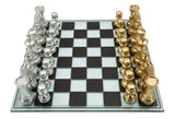 SET SCACCHIERA NERA/BIANCA CM 50,5X50,5X14
