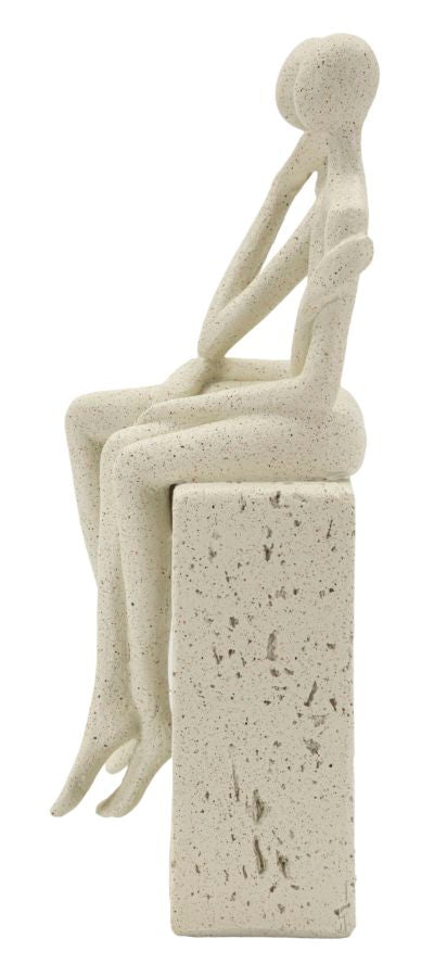 STATUETTA COPPIA STONS CM 11,5X9X25