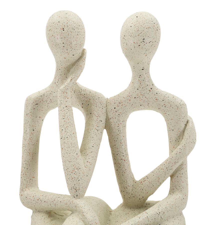 STATUETTA COPPIA STONS CM 11,5X9X25