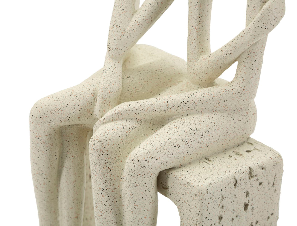 STATUETTA COPPIA STONS CM 11,5X9X25