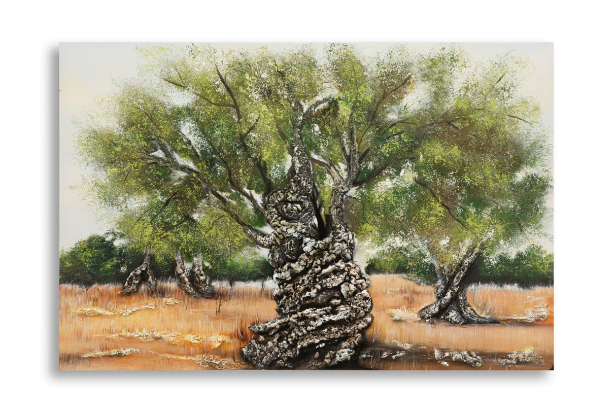 DIPINTO SU TELA OLIVO -A- CM 120X3