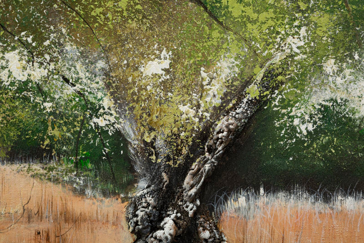 DIPINTO SU TELA OLIVO -A- CM 120X3,8X80