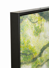 STAMPA SU TELA LACCATA C/CORNICE FORESTA CM 90X4X60