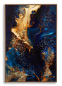 STAMPA SU TELA LACCATA C/CORNICE ANDROMEDA -A- CM 60X4X90
