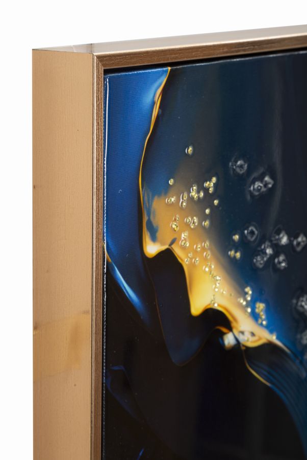 STAMPA SU TELA LACCATA C/CORNICE ANDROMEDA -B- CM 60X4X90