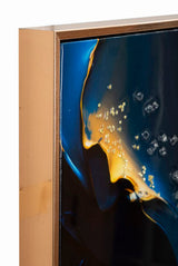 STAMPA SU TELA LACCATA C/CORNICE ANDROMEDA -B- CM 60X4X90