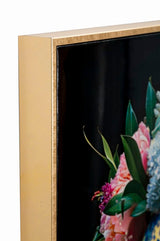 DIPINTO SU TELA LACCATO MOIRA C/CORNICE -B- CM 52X4X102