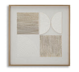 DIPINTO SU TELA ABSTRAC C/CORNICE -A- CM 60X3X60