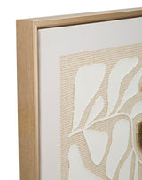 STAMPA DIPINTA SU TELA GOLDY C/CORNICE -B- CM 50X3X70