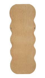 SPECCHIO DA MURO EMILY VELLUTO ORO CM 60X6X160 (MISURA SPECCHIO CM 42X144)
