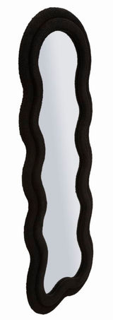 SPECCHIO DA MURO TEDDY NERO CM 60X4X160 (MISURA SPECCHIO CM 39X137)