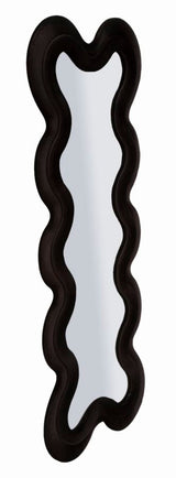 SPECCHIO DA MURO MONICA NERO CM 58X4X160  (MISURA SPECCHIO CM 39X124)