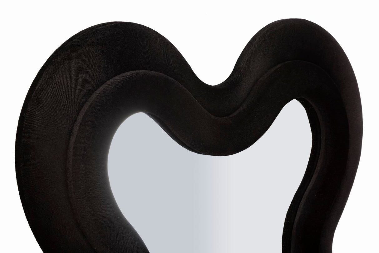 SPECCHIO DA MURO MONICA NERO CM 58X4X160  (MISURA SPECCHIO CM 39X124)
