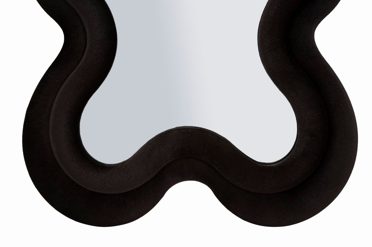 SPECCHIO DA MURO MONICA NERO CM 58X4X160  (MISURA SPECCHIO CM 39X124)