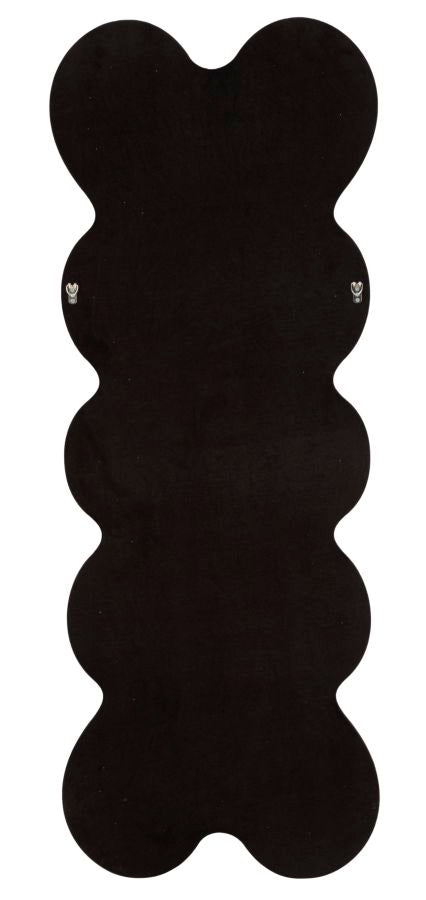 SPECCHIO DA MURO MONICA NERO CM 58X4X160  (MISURA SPECCHIO CM 39X124)