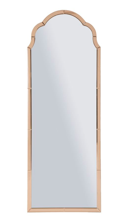 SPECCHIO DA MURO TANGERI ROSA CM 55X2X150 (MISURA SPECCHIO CM 49X144)