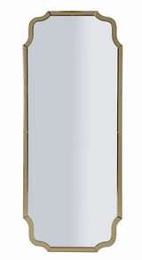 SPECCHIO DA MURO ISTANBUL ORO CM 60X2X150 (MISURA SPECCHIO CM 54X143