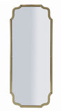 SPECCHIO DA MURO ISTANBUL ORO CM 60X2X150 (MISURA SPECCHIO CM 54X143