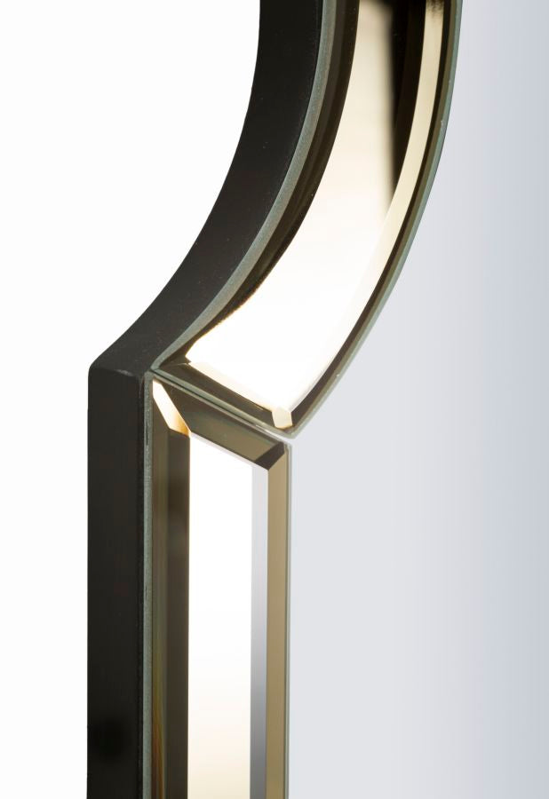 SPECCHIO DA MURO ISTANBUL ORO CM 60X2X150 (MISURA SPECCHIO CM 54X143,5)