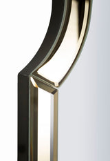 SPECCHIO DA MURO ISTANBUL ORO CM 60X2X150 (MISURA SPECCHIO CM 54X143,5)