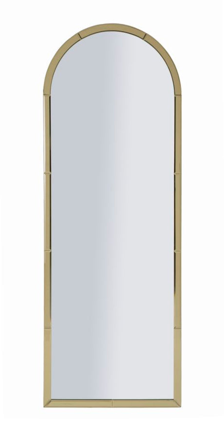 SPECCHIO DA MURO BAKU ORO CM 55X2X150 (MISURA SPECCHIO CM 49X144)