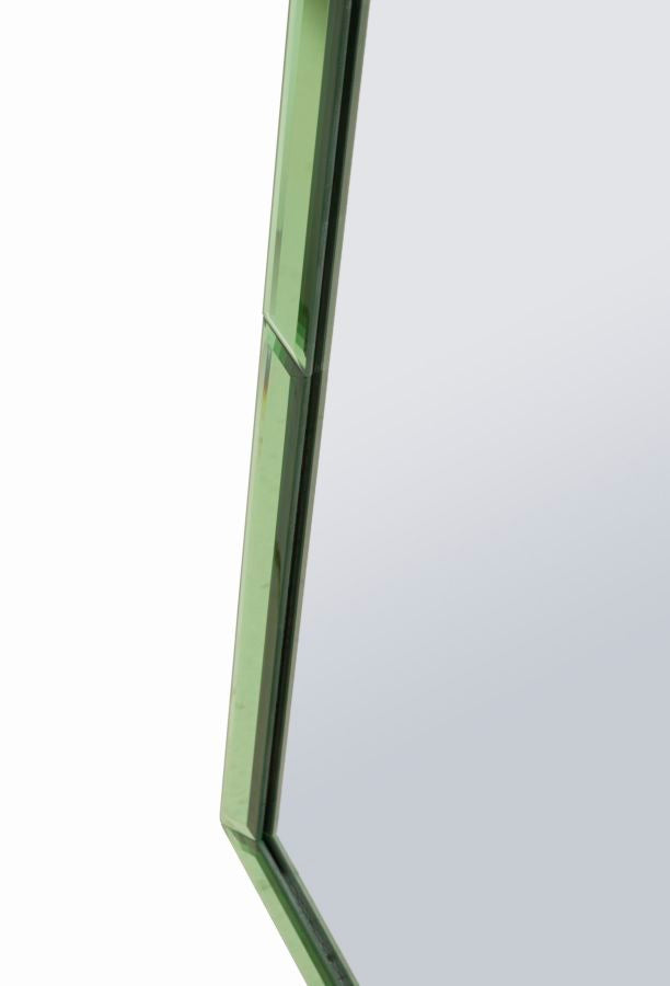 SPECCHIO DA MURO BAKU VERDE CM 55X2X150 (MISURA SPECCHIO CM 49X144)