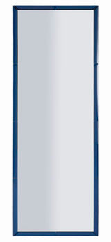 SPECCHIO DA MURO BERLINO BLU CM 55X2X150 (MISURA SPECCHIO CM 49X143