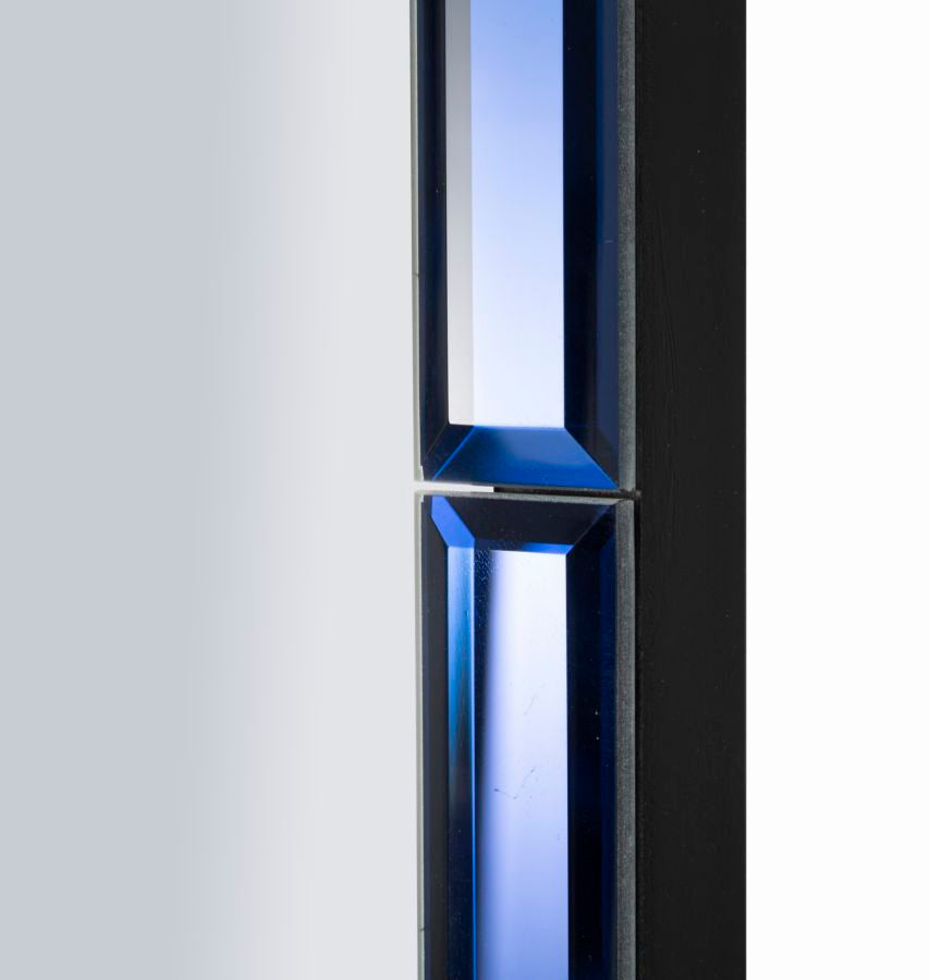 SPECCHIO DA MURO BERLINO BLU CM 55X2X150 (MISURA SPECCHIO CM 49X143,5)