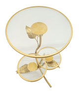 TAVOLINETTO 3 RIPIANI LEAF CM Ø 54X69,5