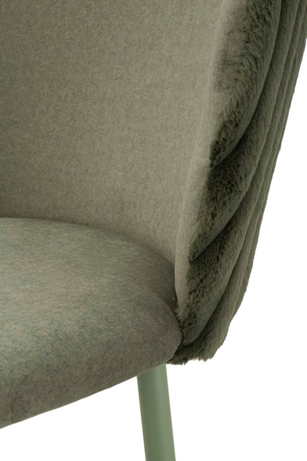 SGABELLO BAR ALASKA -B- VERDE SET 2 PZ CM 55X58X106 (ALTEZZA SEDUTA CM 77)