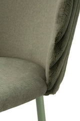 SGABELLO BAR ALASKA -B- VERDE SET 2 PZ CM 55X58X106 (ALTEZZA SEDUTA CM 77)
