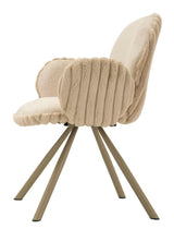 SEDIA STOCCOLMA -B-CREMA SET 2 PZ CM 64X68X83 (ALTEZZA SEDUTA CM 45)