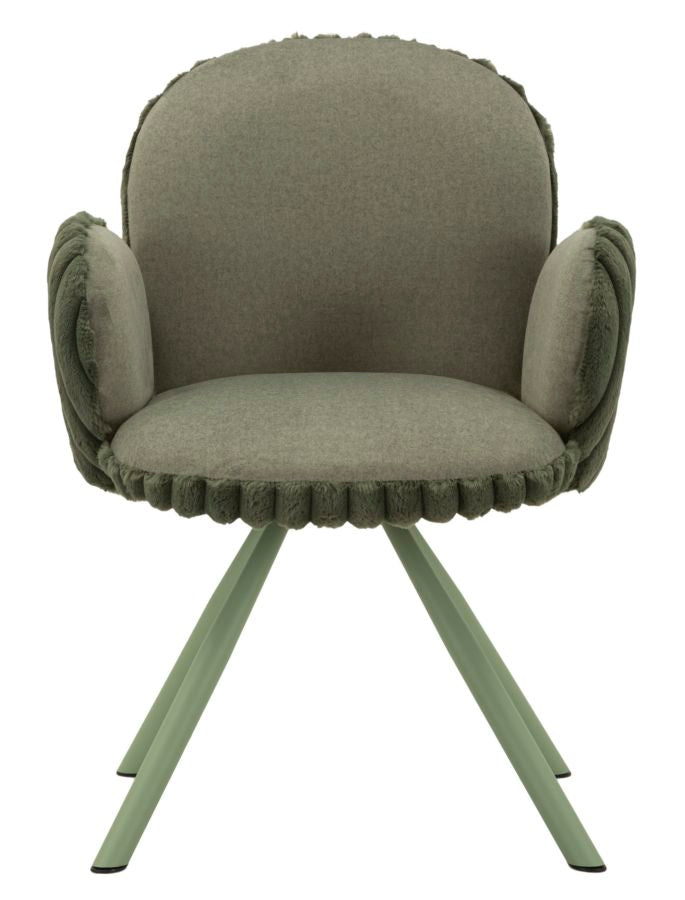 SEDIA STOCCOLMA -B- VERDE SET 2 PZ CM 64X68X83 (ALTEZZA SEDUTA CM 45)