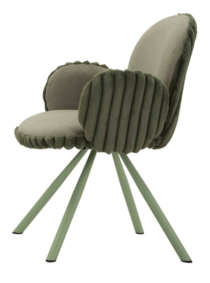 SEDIA STOCCOLMA -B- VERDE SET 2 PZ CM 64X68X83 (ALTEZZA SEDUTA CM 45)