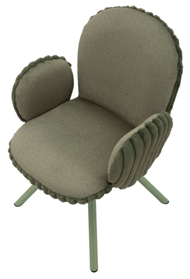 SEDIA STOCCOLMA -B- VERDE SET 2 PZ CM 64X68X83 (ALTEZZA SEDUTA CM 45)