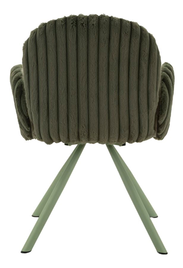 SEDIA STOCCOLMA -B- VERDE SET 2 PZ CM 64X68X83 (ALTEZZA SEDUTA CM 45)