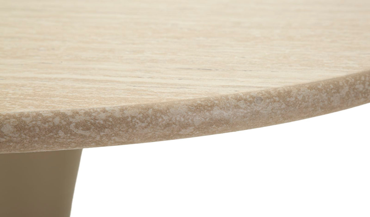TAVOLO BAR ALASKA CREMA CM Ø 60X106