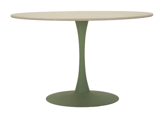 TAVOLO DA PRANZO STOCCOLMA VERDE CM Ø 120X76