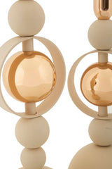 P/CAND SATURNO CREMA SET 2 PZ - FERRETTI