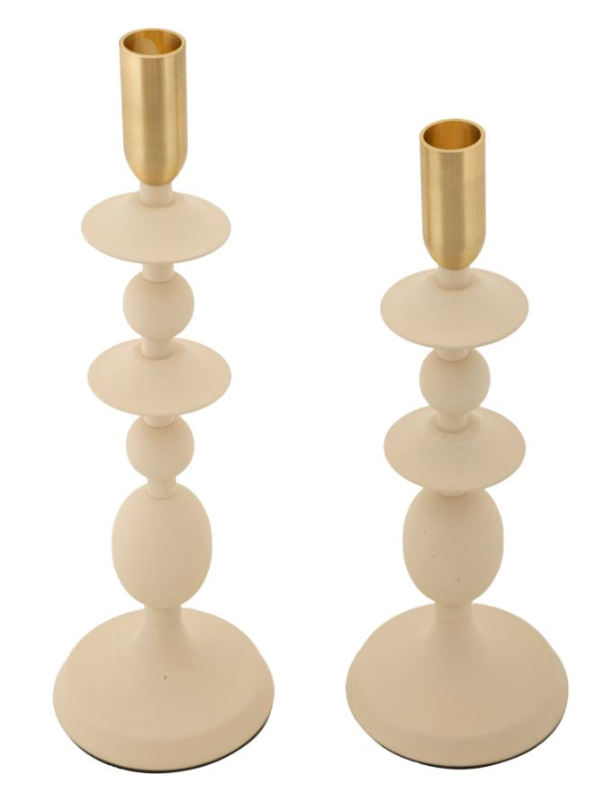 P/CAND GEMINI CREMA SET 2 PZ - FERRETTI