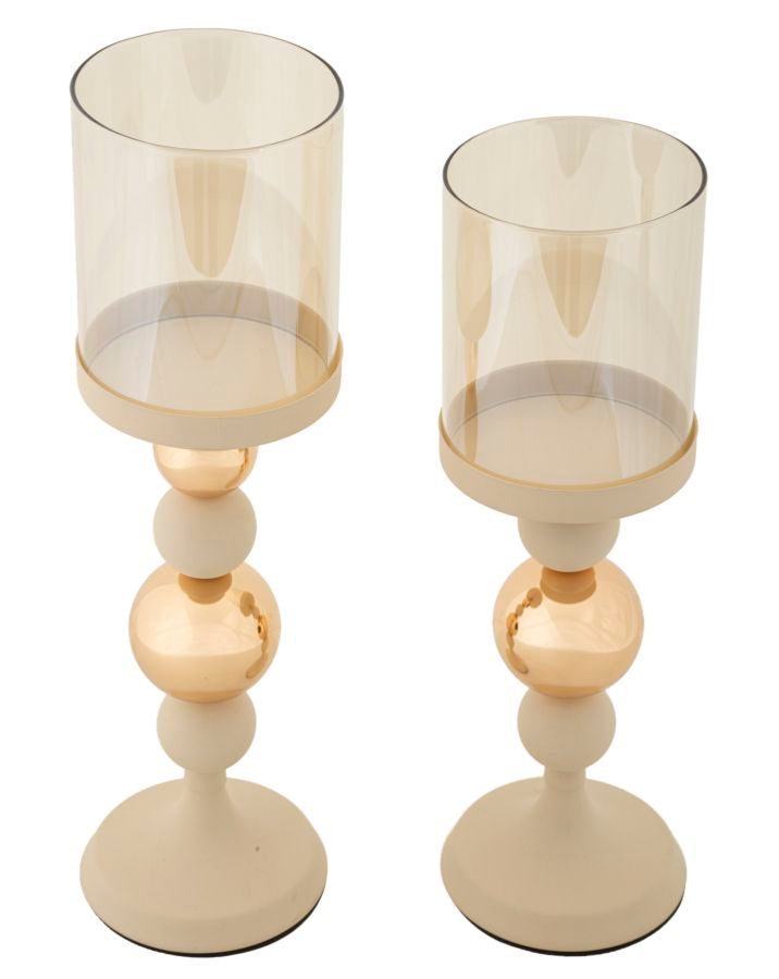 P/CAND GLASSY CREMA SET 2 PZ - FERRETTI