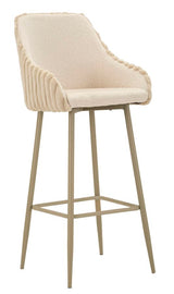 SGABELLO BAR ALASKA -A- CREMA SET 2 PZ CM 52X46X111 (ALTEZZA SEDUTA CM 78)