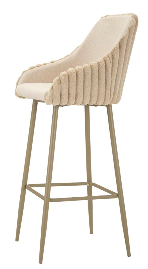 SGABELLO BAR ALASKA -A- CREMA SET 2 PZ CM 52X46X111 (ALTEZZA SEDUTA CM 78)