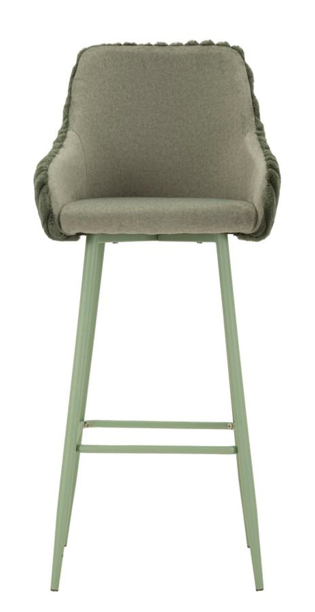 SGABELLO BAR ALASKA -A- VERDE SET 2 PZ CM 52X46X111 (ALTEZZA SEDUTA CM 78)