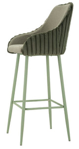 SGABELLO BAR ALASKA -A- VERDE SET 2 PZ CM 52X46X111 (ALTEZZA SEDUTA CM 78)