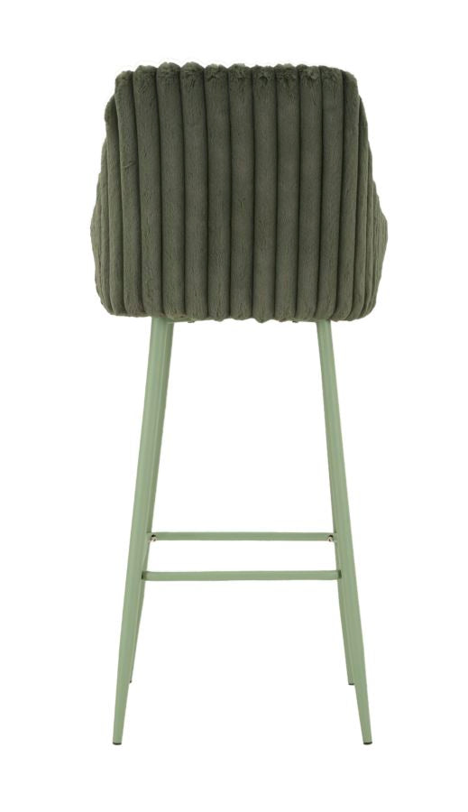 SGABELLO BAR ALASKA -A- VERDE SET 2 PZ CM 52X46X111 (ALTEZZA SEDUTA CM 78)
