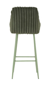 SGABELLO BAR ALASKA -A- VERDE SET 2 PZ CM 52X46X111 (ALTEZZA SEDUTA CM 78)